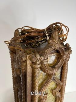 Vintage Gothic Medieval Style Chain Hanging Lantern Light Tested Works