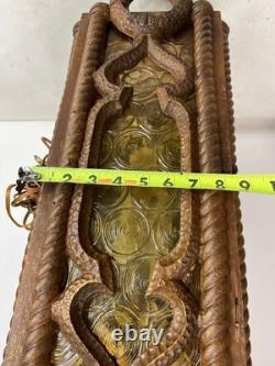 Vintage Gothic Medieval Style Chain Hanging Lantern Light Tested Works
