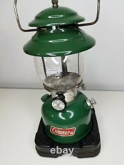Vintage Green 1983 Single Mantle Coleman Lantern Model 200A-700 With Red Case