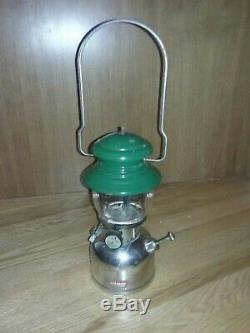 Vintage Green Chrome Coleman 202 Lantern 10-1961