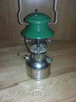 Vintage Green Chrome Coleman 202 Lantern 10-1961