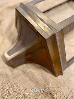 Vintage Handmade Outdoor Lantern Sconce Light Brass and Copper