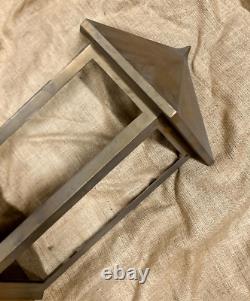 Vintage Handmade Outdoor Lantern Sconce Light Brass and Copper