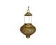 Vintage Hanging Middle Eastern Pierced Brass Lantern