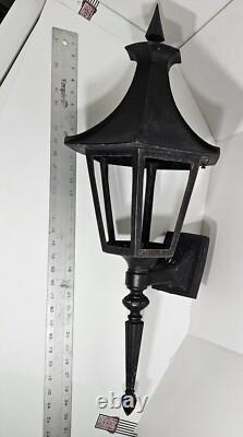Vintage Hanover Lantern Deck Porch Light Witches Hat Parts Or Repair Read