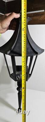 Vintage Hanover Lantern Deck Porch Light Witches Hat Parts Or Repair Read