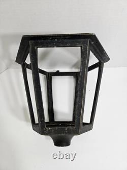 Vintage Hanover Lantern Deck Porch Light Witches Hat Parts Or Repair Read