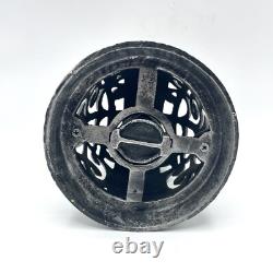 Vintage Heavy Cast Iron Tea Light Candle Lantern