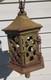 Vintage Hexagonal Iron Hanging Lantern Garden Decor