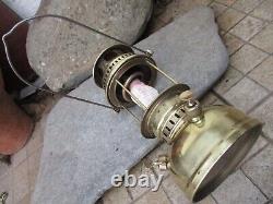 Vintage In Brass Gold Lamp Lantern Petromax Hipolito 250 Cp Pressure Kerosene