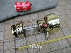 Vintage In Brass Lamp Lantern Petromax Hipolito 150 Pressure Kerosene