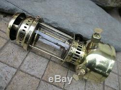 Vintage In Brass Lamp Lantern Petromax Hipolito 150 Pressure Kerosene