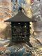 Vintage Iron Pagoda Lantern With Grape Design