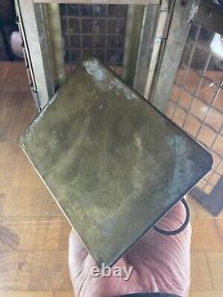 Vintage JUNK LIGHT Nautical Oil Lantern, Marked Great Britain Dated 1968