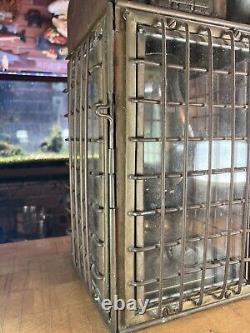 Vintage JUNK LIGHT Nautical Oil Lantern, Marked Great Britain Dated 1968