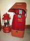 Vintage January 1959 Red COLEMAN 200A LANTERN & METAL Clamshell CASE