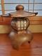 Vintage Japanese Antique -Copper Lantern Collectible Ornament Good