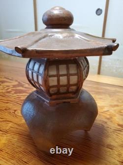 Vintage Japanese Antique -Copper Lantern Collectible Ornament Good