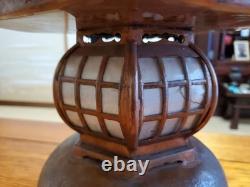 Vintage Japanese Antique -Copper Lantern Collectible Ornament Good