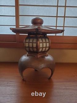 Vintage Japanese Antique -Copper Lantern Collectible Ornament Good