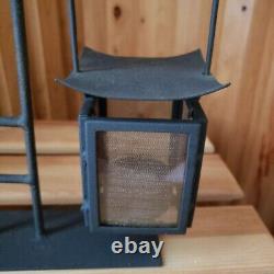 Vintage Japanese Ariake Lantern Light candle stand Rare Antique Retro