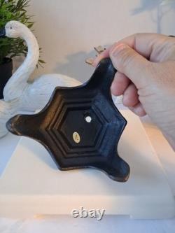 Vintage Japanese Cast Iron (Black) Pagoda Lantern Toro Garden Candle Holder