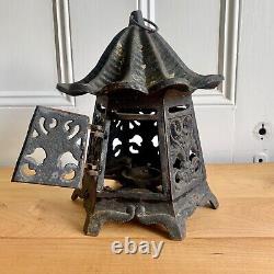 Vintage Japanese Cast Iron LANTERN