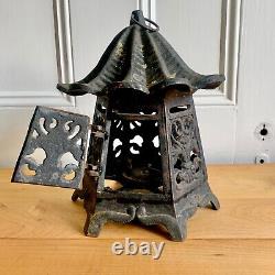 Vintage Japanese Cast Iron LANTERN