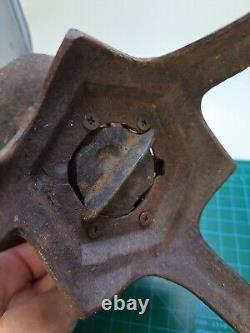 Vintage Japanese Style Heavy Cast Iron Garden Lantern Pagoda Rustic