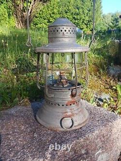 Vintage Keystoneware Maritime Deck Lantern USA. WWI ERA
