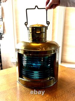 Vintage Large Perko Perkins Marine Boat Ship Lantern \ Nautical Light