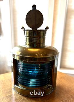 Vintage Large Perko Perkins Marine Boat Ship Lantern \ Nautical Light