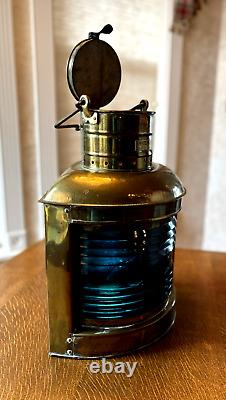 Vintage Large Perko Perkins Marine Boat Ship Lantern \ Nautical Light