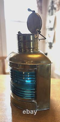 Vintage Large Perko Perkins Marine Boat Ship Lantern \ Nautical Light