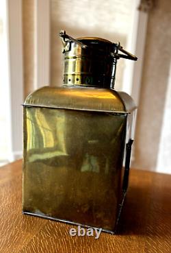 Vintage Large Perko Perkins Marine Boat Ship Lantern \ Nautical Light