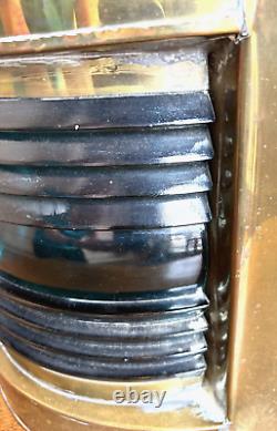 Vintage Large Perko Perkins Marine Boat Ship Lantern \ Nautical Light