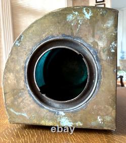 Vintage Large Perko Perkins Marine Boat Ship Lantern \ Nautical Light