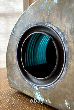 Vintage Large Perko Perkins Marine Boat Ship Lantern \ Nautical Light