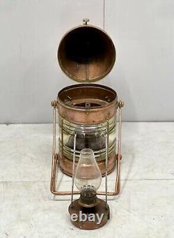 Vintage Lights for Sale Antique Ship Nautical SE Copper Kerosene Lantern Lot 3