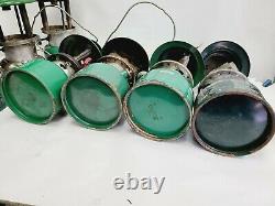 Vintage Lot 7 Coleman Lantern Green Model 4x 335 1x 321c 1x 325 1x 325c