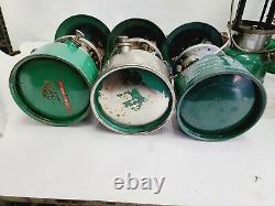 Vintage Lot 7 Coleman Lantern Green Model 4x 335 1x 321c 1x 325 1x 325c