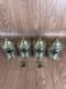 Vintage Lot Of 4 Brass Ship Lanterns Read