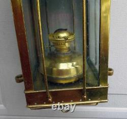 Vintage Marine Cargo Light 3954 Brass Ship Carriage Lantern Great Britain 1939