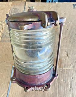Vintage Marine Ship's Lantern / Navigation Light