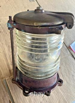 Vintage Marine Ship's Lantern / Navigation Light