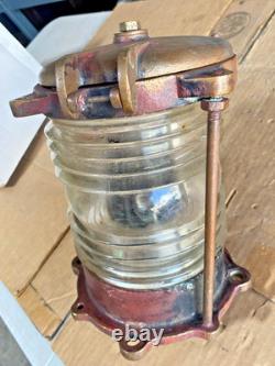 Vintage Marine Ship's Lantern / Navigation Light