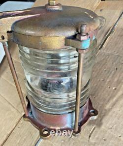 Vintage Marine Ship's Lantern / Navigation Light