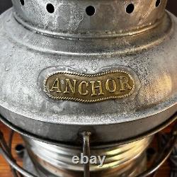 Vintage Maritime ANCHOR Ship Lantern Working Nautical Decor Lamp