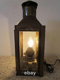 Vintage Maritime Brass Ship's Cargo Lantern