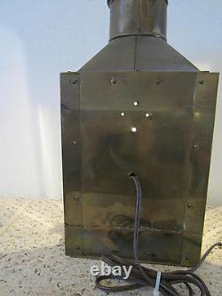 Vintage Maritime Brass Ship's Cargo Lantern